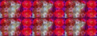 Kar taneleri arka planda. Raster illüstrasyonu. Kar taneleri deseni. Renkli arka planda izole edilmiş kar tanelerinin düz tasarımı. Kar tanesi süslemeli desen.