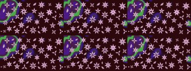 Davetiye ve kartpostal tasarımı için dekoratif çiçek unsurları. Yapraklı çizim şekli. Şirin, zarif çiçekler Raster illüstrasyonu. Tekstil için figür. Poster veya kapak için arkaplan.