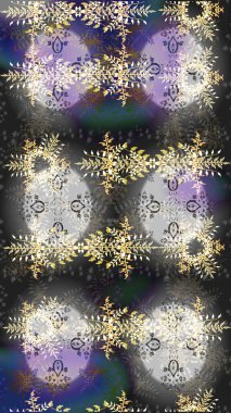 Güzel soyut kar tanesi raster tasarımı. Yeni yıl kar tanesi. Düz kar karalama ikonları, kar taneleri gri, nötr ve kahverengi renkler Noel afişi için, kartlar.