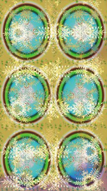 Raster illüstrasyonu. Raster kar taneleri arka planda. Kar tanesi rengarenk desen. Soyut kar taneleri arkaplanda izole edilmiş düz dizayn. Kar taneleri deseni.