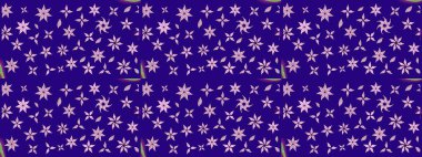 Raster illüstrasyonu. Mavi renkli, zarif çiçek buketli suluboya. Düz Çiçek Elementleri Tasarımı. Renkli Bahar Teması çizim şablonu.