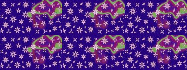 Çiçek arkaplanlı soyut zarafet eskiz deseni. Raster Güzel kumaş deseni.