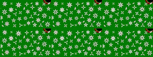 Raster illüstrasyonundaki çiçek desenli çizim. Renkli Bahar Teması eskiz kalıbı. Düz Çiçek Elementleri Tasarımı. Süslü kumaş deseni.