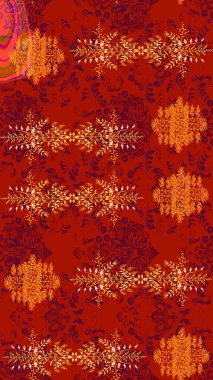 Kar tanesi raster arka planı. Xmas Frost kar taneleri izole edilmiş siluet sembolü. Meteoroloji buz koleksiyonu. Kış kırmızısı, turuncu ve mor noel kar düz kristal element. Raster tasarımı.