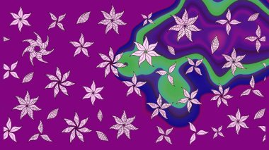 Botanik çizim kalıbı. Raster deseni. Organik elementler. Suluboya etkisi.