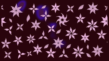 Doodle tarzı. Renkli kahverengi çizim deseni. Elle çizilmiş sonbahar çiçeği deseni. Kahverengi renkli çiçekler. Tekstil ve kapak tasarımı için mükemmel.