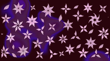 Raster Şirin kumaş deseni. Düz Çiçek Elementleri Tasarımı. Renkli Bahar Teması eskiz kalıbı. Eskiz klasiği.