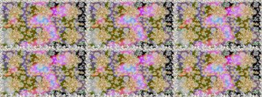 Paisleys zarif çiçek desenli arkaplan duvar kâğıdı çizimi klasik stil, modern 3D çizgili sanat eseri altın ve nötr desenli çiçek yaprakları ve süslemeleri..