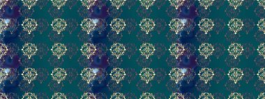 Kusursuz ortaçağ çiçek deseni. Dekoratif simetri arabesk. Altın maviye, menekşe ve gri renklere. Doğum günü kartı, davetiye ya da afiş için iyidir. Raster illüstrasyonu.