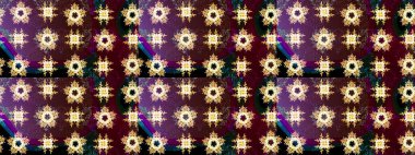 Renkli elementlerle Raster ilginç desen