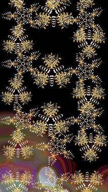 Moda baskıları için zarif bir şablon. Çiçekli yaz çiçekleri. Motley illüstrasyonu. Küçük renkli çiçekler. Robot resim. Küçük çiçekte şirin desenler.