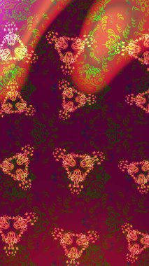 Elle boyanmış suluboya resim çizimleri, çiçekler ve bitkiler. Mor, kırmızı ve kahverengi renkte çiçekler.