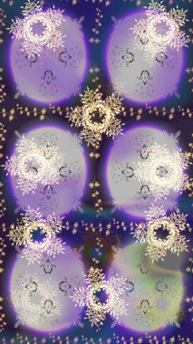 Raster illüstrasyonu. Sembol kışı, donmuş, Noel, yeni yıl tatili. Violet, nötr ve gri siluet kar tanesi işareti. Düz dizayn. Grafiksel element dekorasyonu. Kar Tanesi mozaik simgesi.