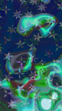 Karla süslenmiş Noel kar taneleri. Noel şenliği geçmişi. Raster illüstrasyonu.