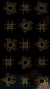 Kar Tanesi Simgesi. Kış kar tanesi. Kar Tanesi Raster illüstrasyonu. Siyah, kahverengi ve gri renklerde izole edilmiş..