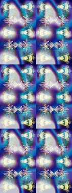 Raster illüstrasyonu. Kar taneli desen. Raster Noel soyut renkli arkaplan ve düşen kar tanesi..