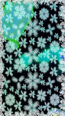 Tekstil tasarımı için siyah ve mavi renkli geleneksel halk çiçekleri buketi. Çiçeksiz desenli nakış işlemeli gelincikler ve vadi zambaklarıyla.