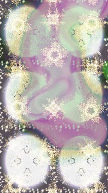 Raster nötr, gri ve bej kar tanelerinden izole edilmiş. Renkli kar taneleri Raster çizimi. Güzel kış süsleri..