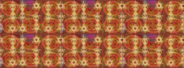 Noel Kar Taneleri Arkaplanı. Raster Noel soyut renkli arka plan ve tatlı kar tanesi. Kar taneleri deseni. Raster illüstrasyonu. Şirin Desen.