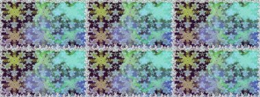 Paisleys zarif çiçek desenli dikdörtgen arka plan duvar kâğıdı illüstrasyonuyla klasik stil güzel modern 3D çizgi sanat altın ve mavi desenli çiçek yaprakları ve süslemeleri..