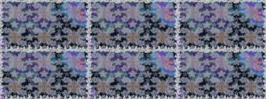 Gri renklerde. Kusursuz dekoratif arka plan, çiçek mandala. Çiçek. Raster illüstrasyonu.