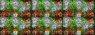 Soyut kar taneleri arkaplanda izole edilmiş düz dizayn. Raster illüstrasyonu. Raster kar taneleri arka planda. Kar taneleri deseni. Kar tanesi renkli desen.