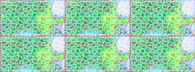 Giysi tasarımı için mavi arka planda geleneksel Raster halk çiçekleri dekoru. Kart, baskı ve davetiye için basit şirin bir desen. Nakış trendi. Egzotik kelebeklerle süslenmiş çiçeksiz desen..