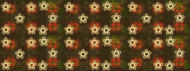 Güzel dekorasyon. İllüstrasyon kar tanesi. Kahverengi, gri ve yeşil renklerde suluboya kar taneleri. Kışın sembolü.