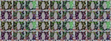 Üst manzara, yumuşak gri renk tarzı. Manzaralı çiçek deseni. Sevgililer günü ve tebrik kartı konsepti için şık bir davetiye. Çiçek kompozisyonu, el boyası, hassas şablon..