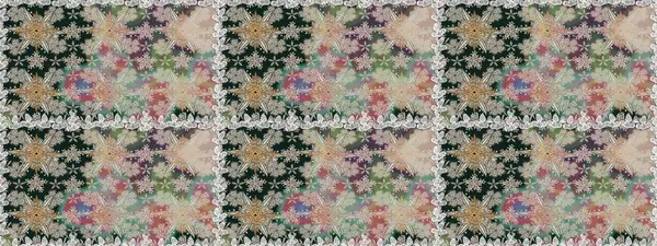 Raster illüstrasyonu. Çiçek deseni. Şatafatlı bahar bahçesi dokusu. Tarafsız renklerde çiçekler. Tarafsız renklerde çiçeksiz.