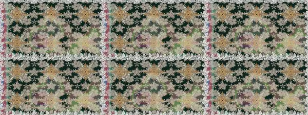 Arkaplan dokusu, duvar kağıdı, çiçek temalı gri renkler. Kabile sanatı boho baskısı, klasik çiçek arkaplanı. Soyut etnik raster pürüzsüz desen.