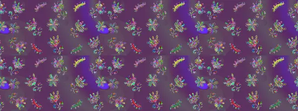 Klasik çiçek tasarımı elementleri. Mor, gri ve mor bukleli çiçekler mor, gri ve mor renklerde. Raster illüstrasyonu.