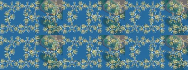 Renkli Bahar Teması eskiz kalıbı. Düz Çiçek Elementleri Tasarımı. Raster illüstrasyonundaki çiçek desenli çizim. Güzel kumaş deseni.