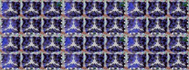 Kusursuz desen. Organik motif arka planı. Ultraviyole kumaş deseni. Raster illüstrasyonu.