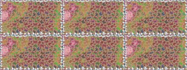 Soyut renkli güzel kelebek. Raster illüstrasyonu. Bej, kahverengi ve nötr renkler üzerine bir resim. Kusursuz arkaplan.