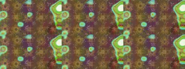 Renkli Bahar Teması eskiz kalıbı. Kahverengi renkli çiçekler. Düz Çiçek Elementleri Tasarımı. Güzel çiçek deseni..