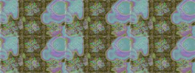 Bahar Yaz saati. Nazik romantik Yazdır. Tatil ruh. Raster sorunsuz sevimli çiçek deseni.