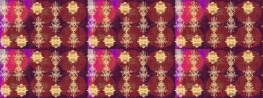 Kış konsepti Kış şablonu kırmızı, mor ve kahverengi renkte kar tanesinden yapılmıştır. Düz yatıyordu. Raster illüstrasyonu.