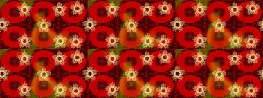 Yeni yıl kar tanesi. Düz kar karalama ikonları, yılbaşı afişi için kar taneleri silueti, kartlar. Kırmızı, kahverengi ve turuncu renkler üzerine şirin soyut kar tanesi raster tasarımı.