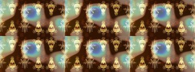 Düz dizayn. Sembol kışı, donmuş, Noel, yeni yıl tatili. Raster illüstrasyonu. Kahverengi, nötr ve bej renkli siluet kar tanesi işareti. Grafiksel element dekorasyonu. Kar Tanesi mozaik simgesi.