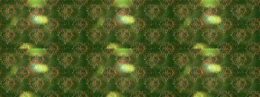 Yeşil, kahverengi ve nötr renklerde güzel çiçekli pürüzsüz desen, suluboya çiçek deseni, duvar kağıdı, kart ya da kumaş için fayanslı. Raster..