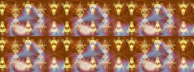 Raster illüstrasyonu. Küçük çiçekli basit bir çiçek çizimi. Kahverengi renkte sevimli çiçekler. Moda baskısı, albüm, ambalaj kağıdı, duvar kağıdı için zarif dekoratif süslemeler..