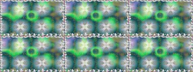 Modern, mavi raster arka plan duvar kağıdı çizimi, klasik çizgili desenli desenli çiçekler, çiçekli süsler. Çiçekli el, pürüzsüz desen..