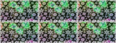 Çiçekli karalama şeklinde Raster çiçek deseni. Gri renkli çiçekler. Yumuşak, bahar çiçekli arka plan.