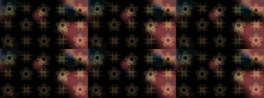 Arabesk ve çiçek öğeleri ile oryantal raster desen. Geleneksel klasik süs. Arabesk ile Vintage desen.