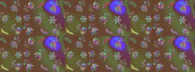 Raster sorunsuz sevimli çiçek deseni. Bahar Yaz saati. Tatil ruh. Nazik romantik Yazdır.