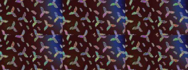 Raster Noel renkli arka plan ile sevimli kar tanesi. Kış arka plan. Noel kar taneleri ile arka plan. Raster illüstrasyon.