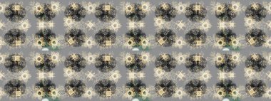 Kar taneleri radyal gri, bej ve nötr renkler. Renkli arka planda güzel kar taneleri. Raster illüstrasyonu..