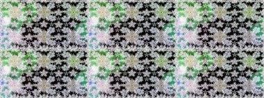 Raster illüstrasyonunda kusursuz çiçek deseni. Tarafsız renklerde çiçekler.