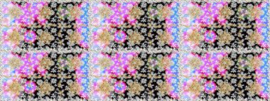 Oriental raster klasik nötr ve altın desenli. Raster illüstrasyonu. Kusursuz soyut arkaplan.